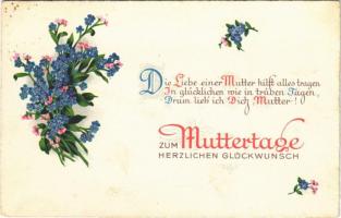 1940 Herzlichen Glückwunsch zum Muttertage / German Mothers Day greeting card (fl)