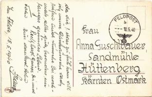 1940 Herzlichen Glückwunsch zum Muttertage / German Mother's Day greeting card (fl)