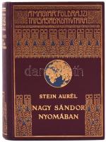 Stein Aurél: Nagy Sándor nyomában. Ford.: Halász Gyula. Magyar Földrajzi Társaság Könyvtára. Bp.,[1931], Franklin. Kiadói dúsan aranyozott egészvászon sorozatkötésben, fekete-fehér fotókkal.