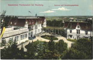 1913 Rumburk, Rumburg; Sanatorium Frankenstein, Kurhaus und Verwaltungsgebäude / sanatorium, spa