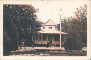 1923 Zombor, Sombor; Topcsider parki kioszk / kiosk, restaurant (EB)
