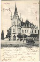 1907 Kassa, Kosice; Jakab palota. D.K. Bp. 1906. / villa, palace