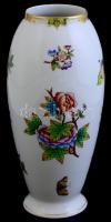 Herendi Viktória mintás porcelán váza. Kézzel festett, jelzett, hibátlan. m: 23 cm
