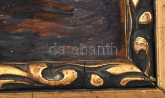 Edvi Illés Aladár (1870-1958): Dalmát tengerpart. Olaj, fa. Jelezve jobbra lent. Hátoldalán 1902 és ...