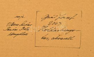 Gaál József (1960-): Holdaskönyv, 2003, rajz 
Weöres Sándor-Pásztor Béla könyvéhez. Akvarell, tus, ...