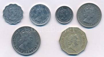 Belize 2000-2016. 1c - 1$ (6xklf) T:1-,2
Belize 2000-2016. 1 Cent - 1 Dollar (6xdiff) C:AU,XF