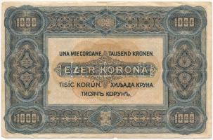 1920. 1000K "Orell Füssli Zürich" T:III kis szakadások Adamo K36