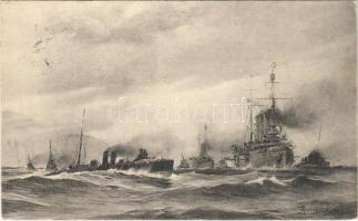 Osztrák-magyar torpedó flotta / K.u.K. Kriegsmarine Torpedoflottille / WWI Austro-Hungarian Navy torpedoboat fleet s: Ramberg