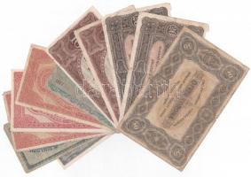 11db korona bankjegy, közte 1920. 50K T:III-IV