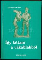 Gyöngyösi Gábor: Így láttam a vakablakból. Miskolc, 2002, Bíbor Kiadó. Kiadói papírkötés.