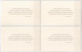 2000. 2000Ft "Millenium" (4x) eredeti, bontatlan díszcsomagolásban, sorszámkövetők "M...