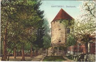 1914 Hartberg (Steiermark), Stadtpark / park, tower. A. Jordan Fotograf (EK)