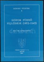 Lukács Károly: Siófok fürdő fejlődése (1863-1945.) Siófoki Füzetek 8. Siófok, 1982, Városi Tanács V.B., 46 p. Kiadói papírkötés. Megjelent 3000 példány.