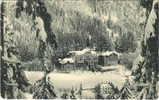 1914 Sankt Blasien, Sanatorium St. Blasien im südlichen Schwarzwald / spa, health resort in winter (EK)