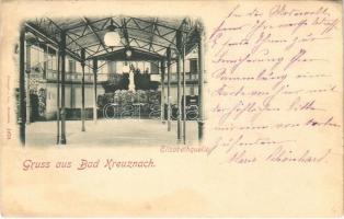 1898 Bad Kreuznach, Elisabethquelle / spa, spring source (fl)