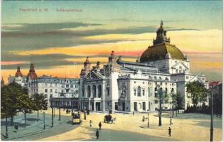 Frankfurt am Main, Schauspielhaus / theatre, tram