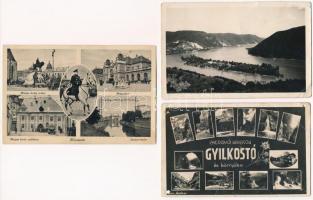 5 db RÉGI erdélyi város képeslap / 5 pre-1945 Transylvanian town-view postcards