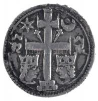 1260-1269. Szlavón Denár Ag "Béla herceg és Németújvári Henrik" (0,72g) T:2 kis karc, pati...