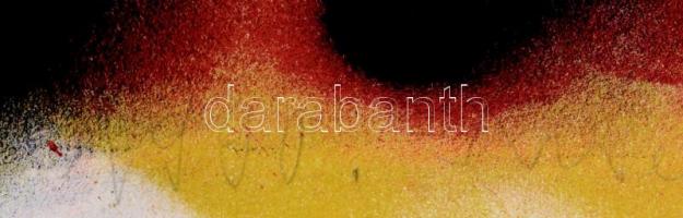 Swierkiewicz Róbert (1942-2019): Transzmisszió, 1990. Litográfia, papír. Jelzett. Számozott: 71/85. ...