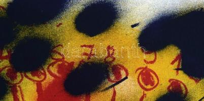 Swierkiewicz Róbert (1942-2019): Transzmisszió, 1990. Litográfia, papír. Jelzett. Számozott: 71/85. ...