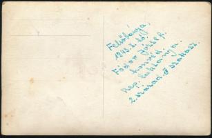 1943 Felsőbánya, Baia Sprie; Honvéd repülő laktanya, 2. század III. szakasz /  WWII military air for...