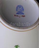 Herendi blue garland (PBG) mintás váza. Kézzel festett, jelzett, hibátlan. 25,5 cm