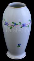 Herendi blue garland (PBG) mintás váza. Kézzel festett, jelzett, hibátlan. 18 cm