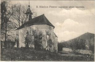 Nagysáros, Velky Saris; II. Rákóczi Ferenc udvari kápolnája. Holénia Béla kiadása, Divald / castles chapel