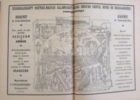1898 A Magyar Korona Országainak helységnévtára. 1898. A kereskedelemügyi m. kir. miniszter rendelet...