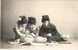 Japán gésák / Japanese geishas, folklore
