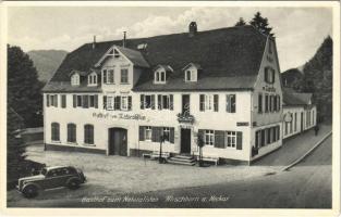 1943 Hirschhorn a. Neckar, Gasthof zum Naturalisten / inn, hotel, automobile