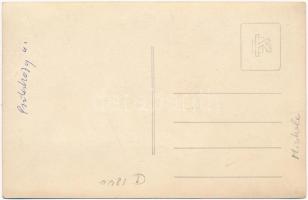 Miskolc (?) Eszterházy Antal utca 2., Cs. Dezső fűszer és csemege kereskedése, Herz szalámi, üzlet. ...