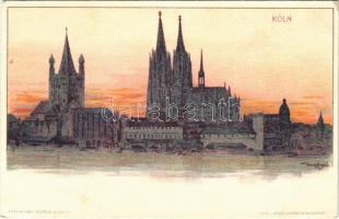 Köln, Cologne; Verlag Emil Storch. Lith. u. Druck "Kosmos" litho s: Basch Árpád (EK)