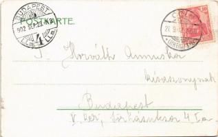 1902 Köln, Cologne; litho (worn corner)