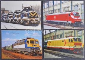 Kb. 860 db MODERN használatlan képeslap gyűjtemény: közlekedés, MÁV, BKV, kisvasút, vonatok, többség...