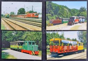Kb. 860 db MODERN használatlan képeslap gyűjtemény: közlekedés, MÁV, BKV, kisvasút, vonatok, többség...