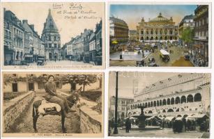 42 db RÉGI francia város képeslap jó minőségben / 42 pre-1945 French town-view postcards in good quality