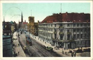 1911 Berlin, Mühlendamm, Sparkasse, Petrikirche / street view, tram, savings bank, church (EK)