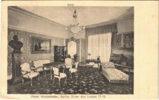 1916 Berlin, Hotel Westminster, Salon / hotel, interior (EK)