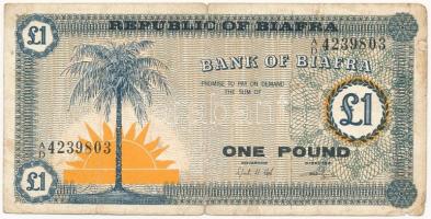 Biafra 1967. 1Ł T:III-  Biafra 1967. 1 Pound C:VG  Krause 2.