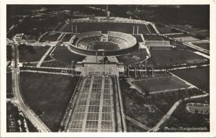 Berlin. Reichssportfeld, Olympia Stadion. Fliegeraufnahme / 1936 Summer Olympics, Olympic Stadium, aerial view