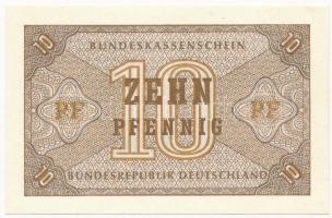 NSZK 1967. 10pf Szövetségi Pénztárjegy T:I  FRG 1967. 10 Pfennig Bundeskassenschein C:UNC  Krause 26.