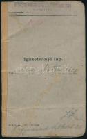1942 Margitta, M. Kir. 73. Honvéd Kiegészítő Kirendeltség igazolványi lap