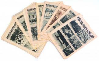 1927-1933 Képes Pesti Hírlap tétel, 23 szám. Benne rengeteg fotóval. Közte ismert személyekkel, sportolókkal.