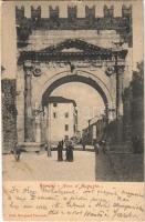 1906 Rimini, Arco dAugusto / gate (small tear)