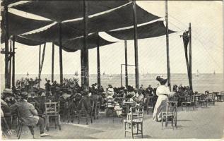 1913 Falconara Marittima, café and restaurant, terrace (EK)