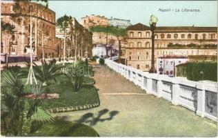 Napoli, Naples; La Litoranea / street view, tram