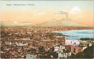 Napoli, Naples; Panorama da S. Martino