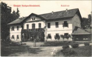 1911 Hársfalva-gyógyfürdő (Szolyva), Nelipino, Nelipyno; Rudolf vár. Berger Jenő kiadása / villa, spa