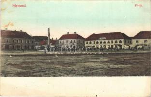 1914 Körmend, Fő tér, piac